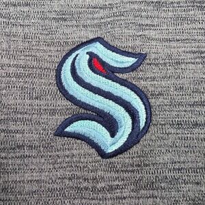 NHL Seattle Kraken Mens XL 1/4‎ Zip Pullover Sweatshirt Long Sleeve